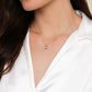 Gabriel & Co. Fiora - 14K White and Yellow Gold Diamond Teardrop Pendant Necklace .19CTW