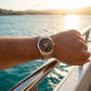 Omega Seamaster Aqua Terra 150M 41 mm — Steel ‑ Sedna™ Gold on Steel ‑ Sedna™ Gold — lifestyle