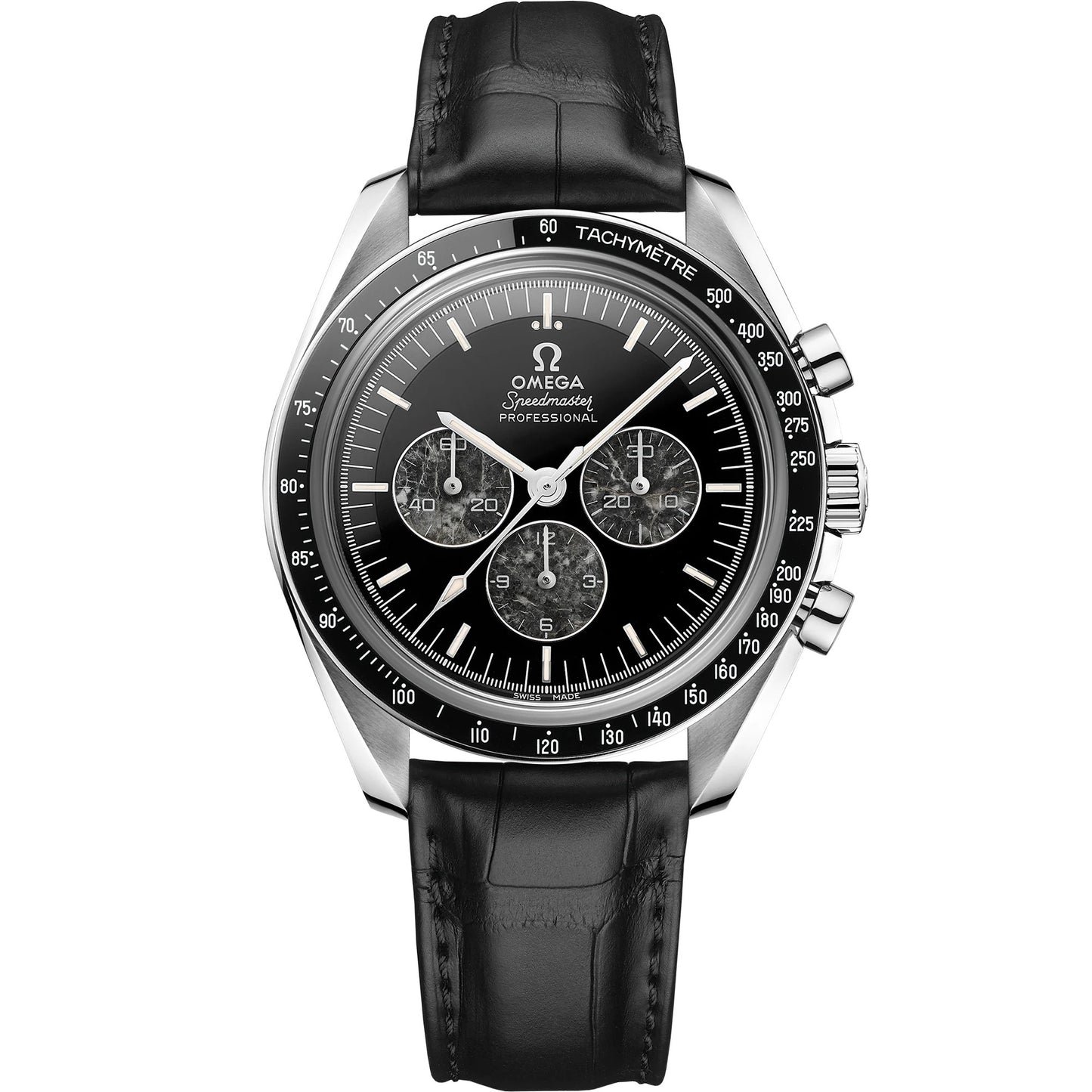 Omega Speedmaster Calibre 321 42 mm — Platinum on Leather Strap