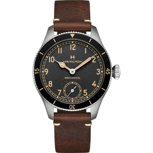 Hamilton Khaki Aviation Pilot Pioneer Mechanical 43 mm Black Dial H76719530