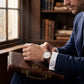 Omega de Ville Prestige 41 mm — Steel ‑ Sedna™ Gold on Leather Strap — lifestyle