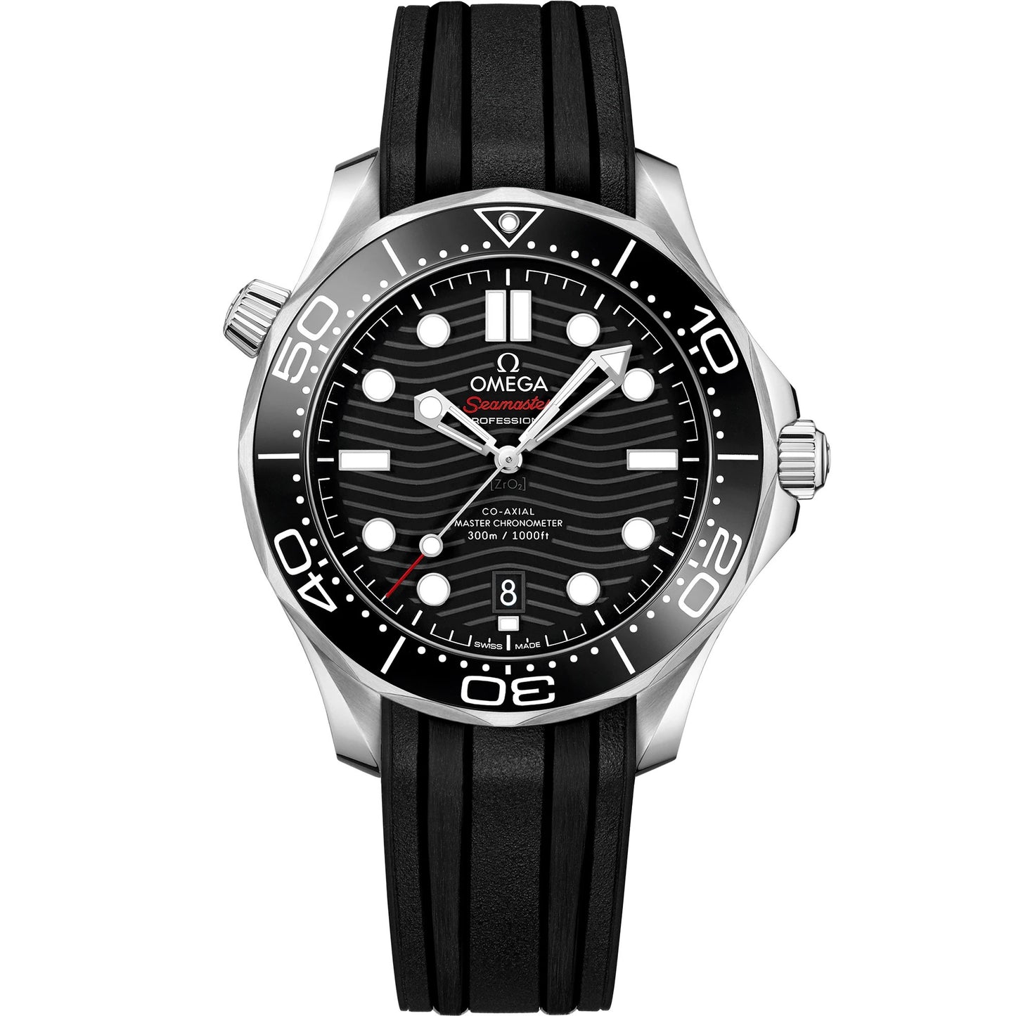 Omega Seamaster Diver 300M 42 mm — Steel on Rubber Strap (210.32.42.20.01.001)