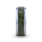 LIBERTY Tungsten Carbide ring with Beveled Edges and Green Copper Conglomerate Inlay - 8mm