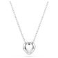 Ariana Grande x Swarovski pendant Mixed cuts, Heart, White, Rhodium plated