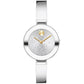 Movado Bold SS Bangle Brac Crystal Dial Quartz 3601160