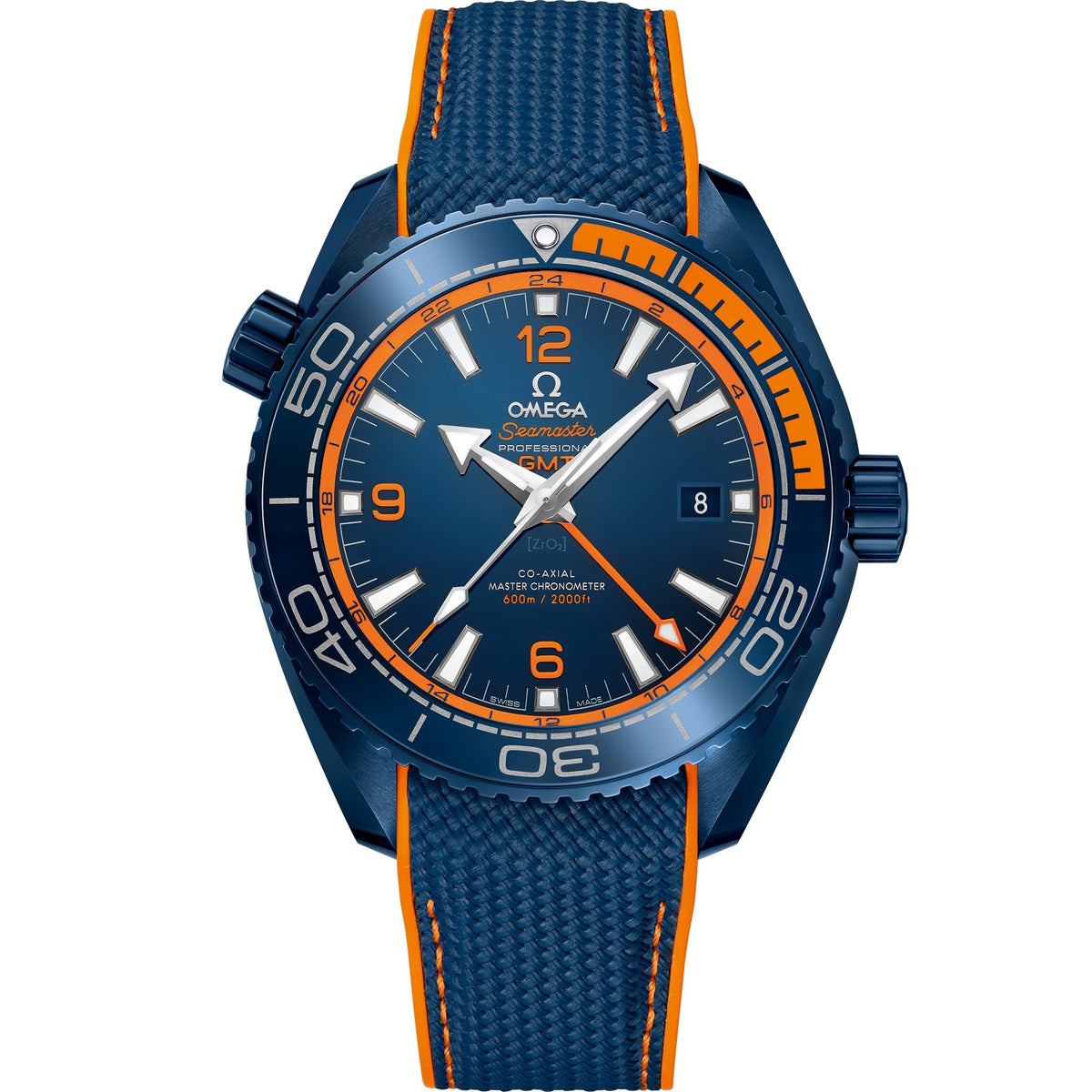 Omega Big Blue - Seamaster Planet Ocean 600M 45.5 mm — Blue Ceramic on Rubber Strap - 215.92.46.2