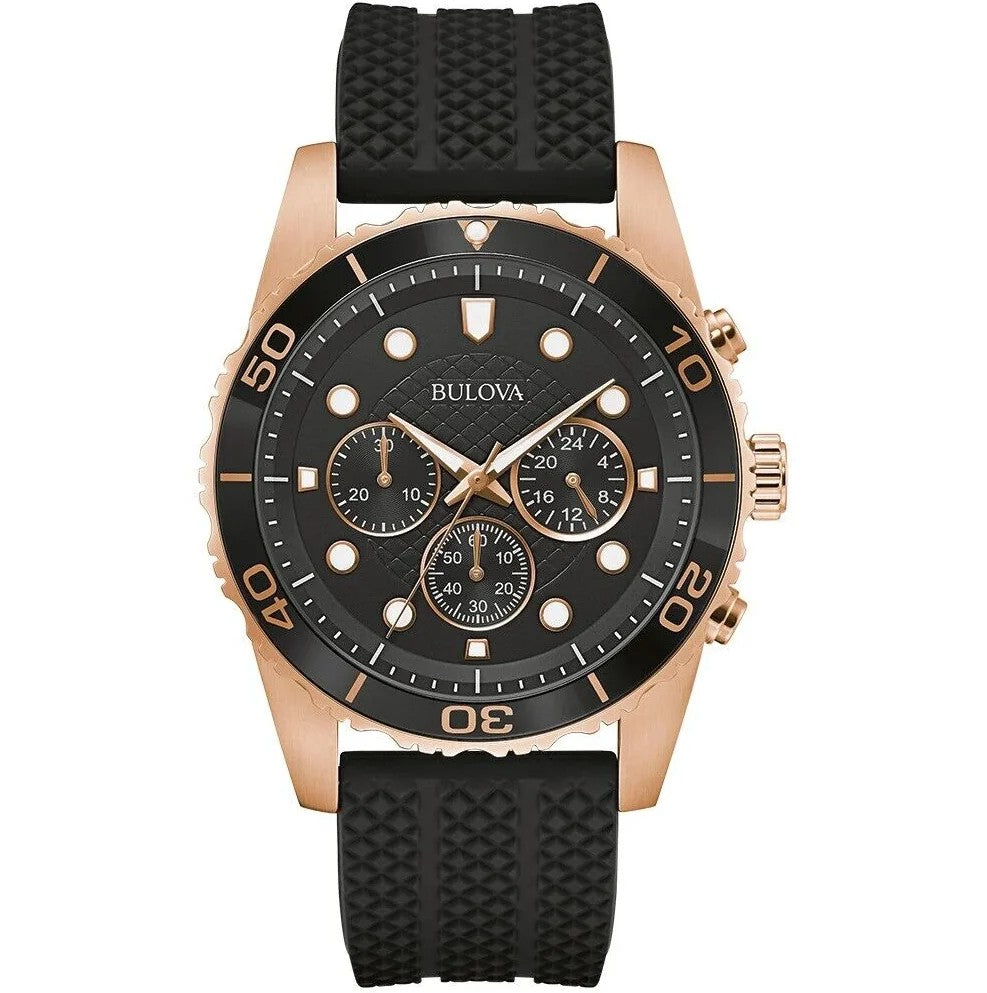 Bulova Strapo M T St Bk 98A298