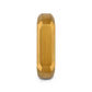 ORIOLE Brushed Gold Plated Titanium Signet Ring - 6mm