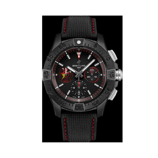 Breitling Avenger B01 Chronograph 44 Night Mission USN Dust Devils — Black Dial