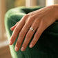 Solitaire Trellis Engagement Ring - worn lifestyle photo