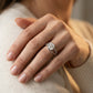 Bypass Split Shank Engagement Ring - worn lifestyle photo