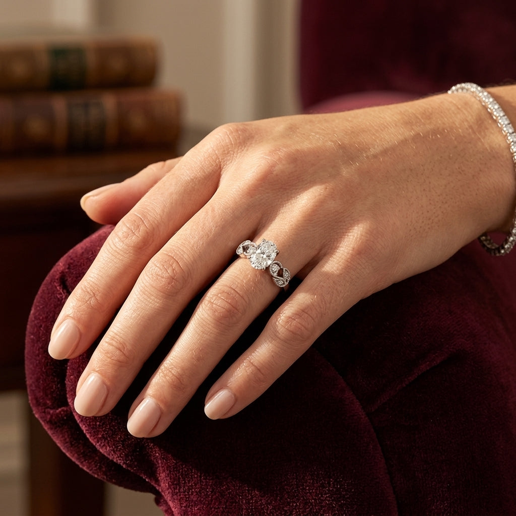 OVAL FASHION RING - worn lifestyle photo