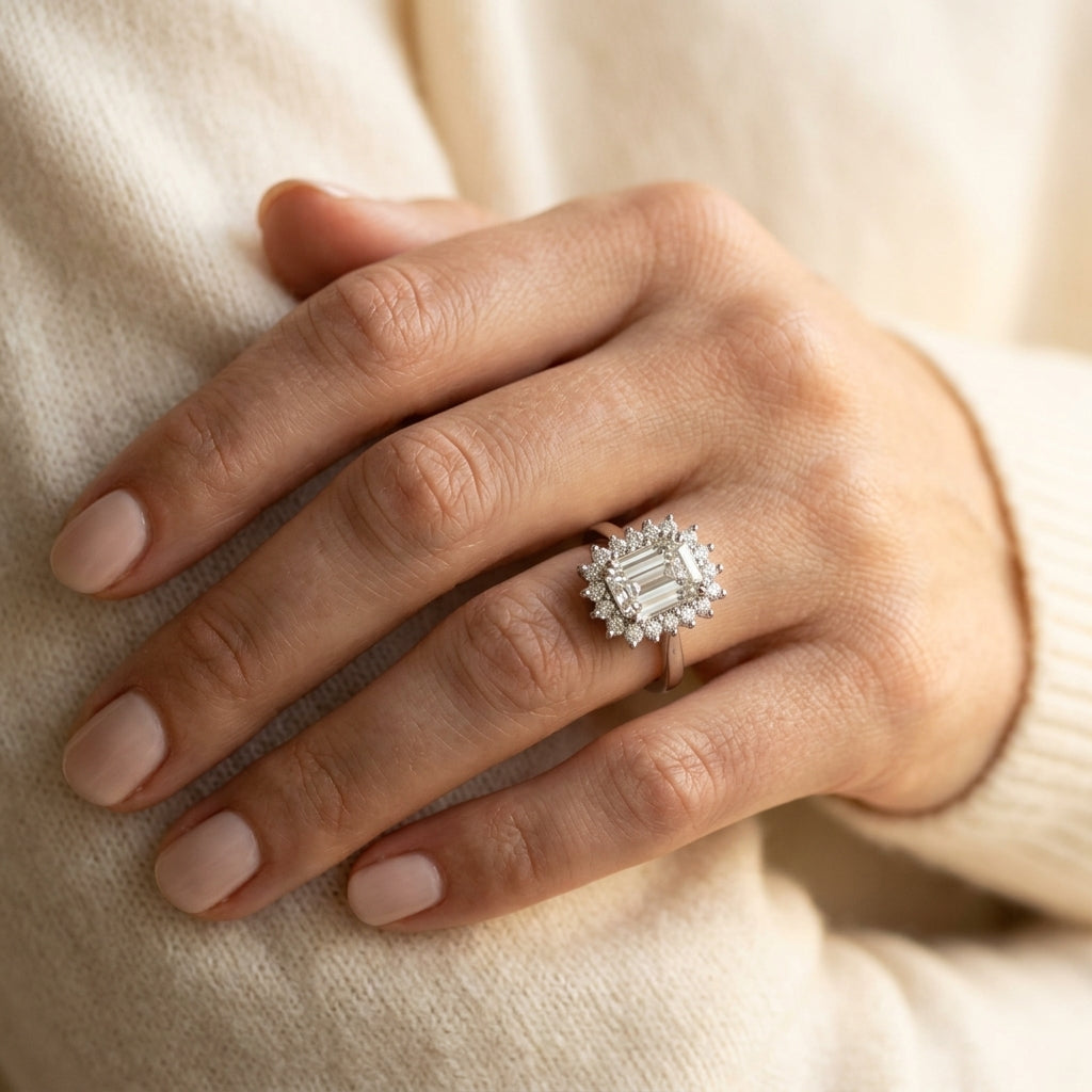 COLOR RINGS EMERALD MATCH 40070 - worn lifestyle photo