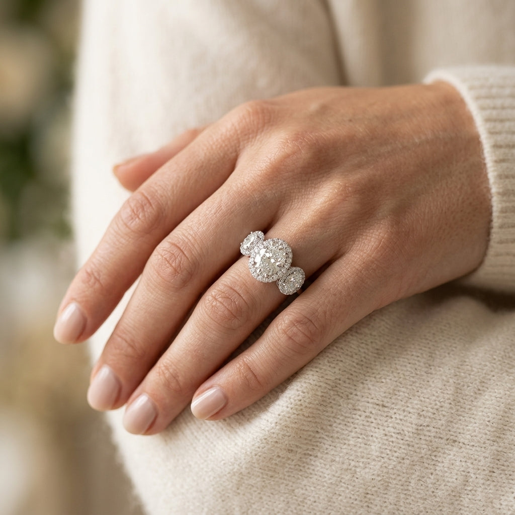 COLOR RINGS OVAL - worn lifestyle photo
