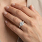 Tapered Baguette 3-Stone Engagement Ring - worn lifestyle photo