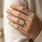 Emerald Cut Engagement Ring - worn lifestyle photo