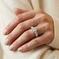 Vintage-Inspired Engagement Ring - worn lifestyle photo
