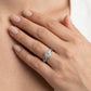 Nature Inspired Cluster Sides Engagement Rings - worn lifestyle photo