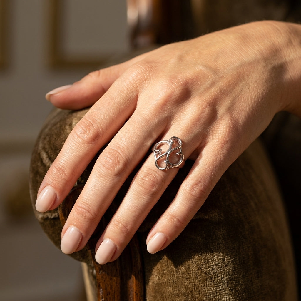 Solitaire Engagement Rings - worn lifestyle photo
