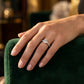 Prong In Channel Engagement Rings - worn lifestyle photo