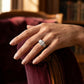 3-Stone Double Prong Emerald Cut Engagement Rings - worn lifestyle photo