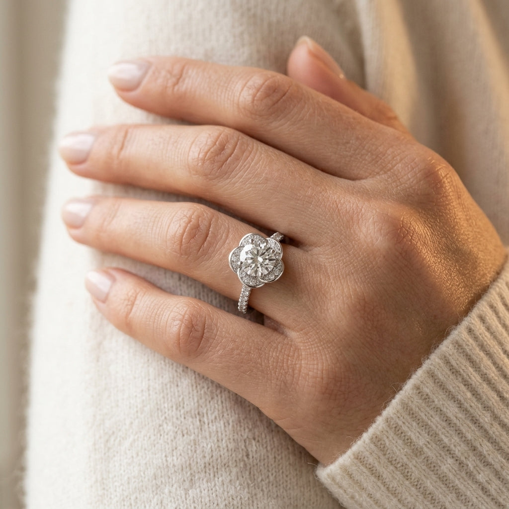 Prong Cluster Bands - worn lifestyle photo