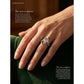 Solitaire Engagement Ring - worn lifestyle photo