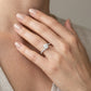 Bypass Multirow Milgrain Engagement Ring - worn lifestyle photo