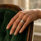 ENGAGEMENT RINGS SINGLE ROW PRONG - worn lifestyle photo