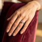 Round Lab Grown Diamond Engagement Ring - Style 84887 - worn lifestyle photo