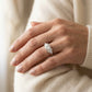 ENGAGEMENT RINGS CLUSTER SIDES - worn lifestyle photo
