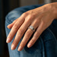Solitaire Filigree Engagement Ring - worn lifestyle photo