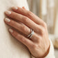 Round Multi-Row Lab Grown Diamond Engagement Ring - Style 50636 - worn lifestyle photo