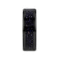 MELO Black Ceramic Beveled Polished Men’s Wedding Band with Purple Goldstone Inlay - 8mm