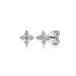 Gabriel & Co. 14K White Gold Diamond Stud Earrings Lusso Collection