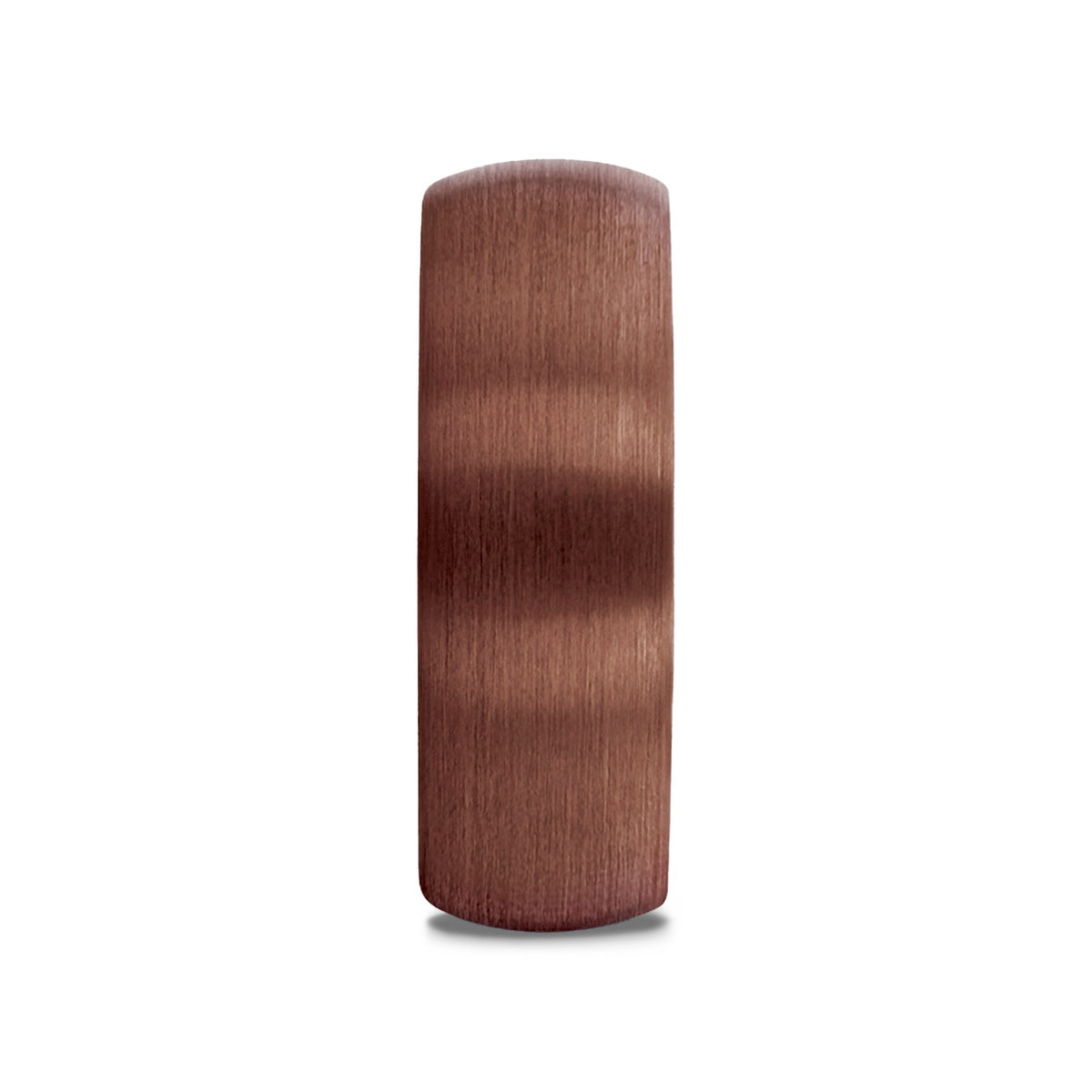 JAVA Domed with Brushed Finish Espresso Tungsten Band - 8mm