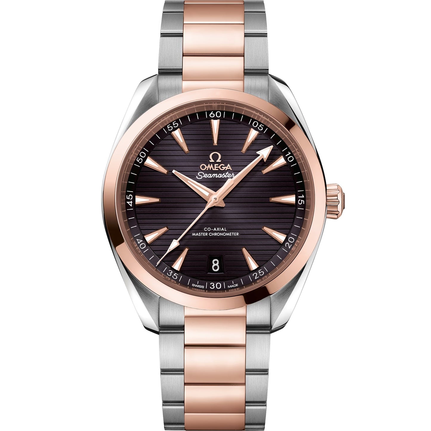 Omega Seamaster Aqua Terra 150M 41 mm — Steel ‑ Sedna™ Gold on Steel ‑ Sedna™ Gold