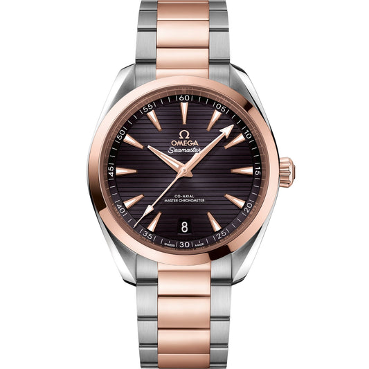 Omega Seamaster Aqua Terra 150M 41 mm — Steel ‑ Sedna™ Gold on Steel ‑ Sedna™ Gold