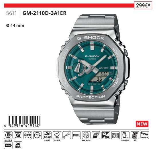 Casio G-Shock GM-2110D-3A1