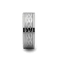 PAETUS Flat Dual Offset Grooved Tungsten Ring with Celtic Design - 8mm & 10mm