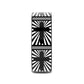 SUNBURST CROSSES on Black Flat Tungsten Carbide Ring