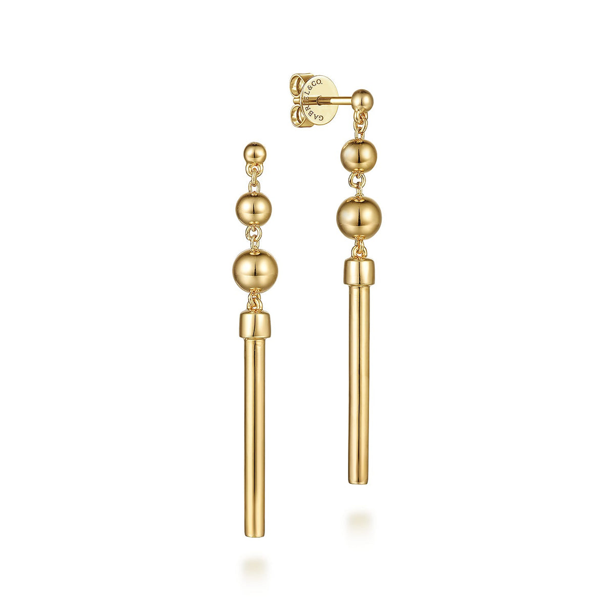 Gabriel & Co. 14K Yellow Gold Bujukan Drop Earrings