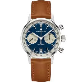 Hamilton American Classic Intra-Matic Auto Chrono - Dial color:Blue - H38416541