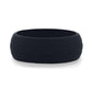GROOVY Dual Groove Silicone Ring for Men and Women Black Comfort Fit Hypoallergenic Thorsten - 8mm