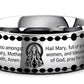 HAIL MARY Laser Engraved Tungsten Carbide Ring