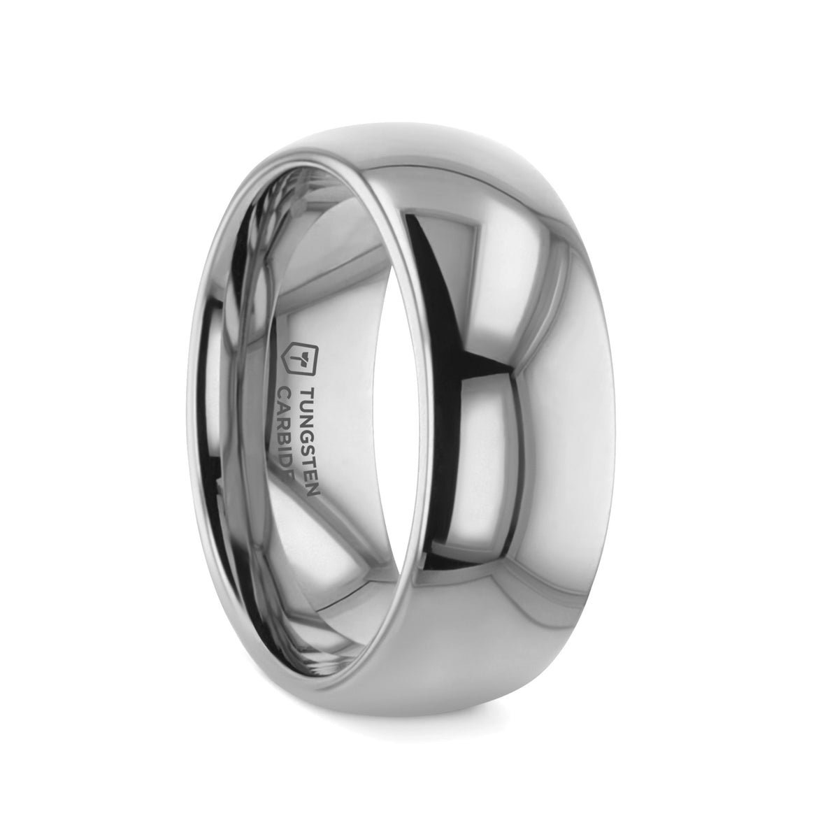 DOMINUS Domed Tungsten Carbide Ring - 2mm - 12mm - 6mm