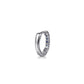 Gabriel & Co. 14K White Gold Sapphire Huggie Earrings Sapphire