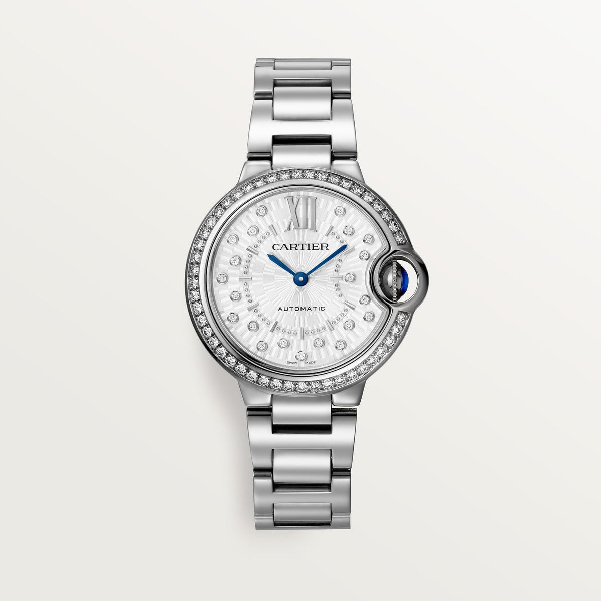 Cartier Ballon Bleu de Cartier watch, 33 mm, mechanical movement with automatic winding. W4BB0035