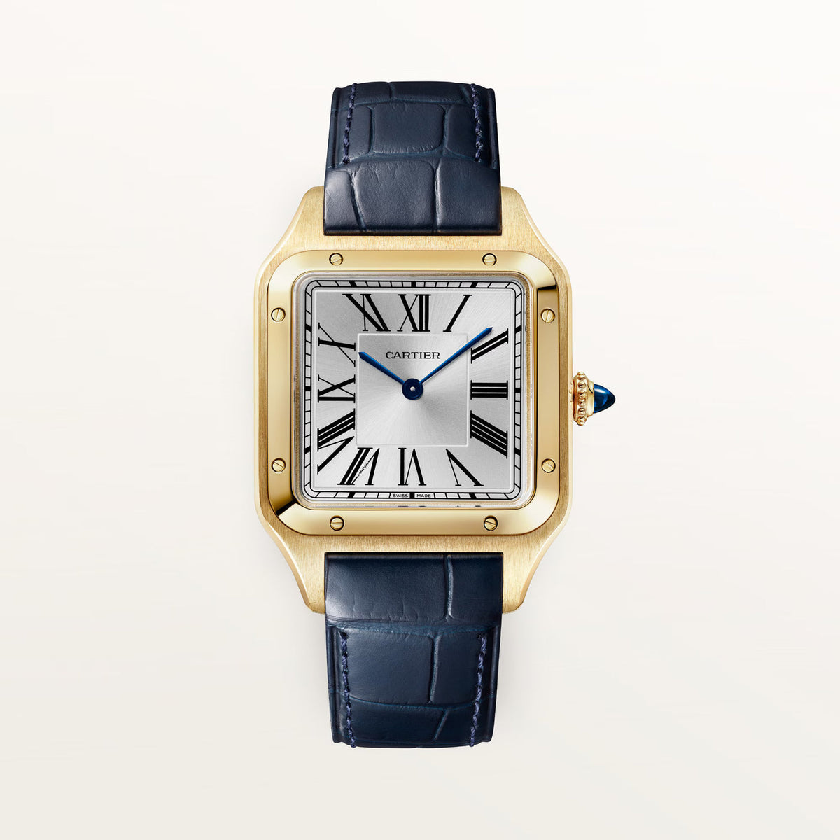 Cartier Santos-Dumont watch, large model, Manufacture mechanical movement with manual winding, calibre 430 WGSA0139