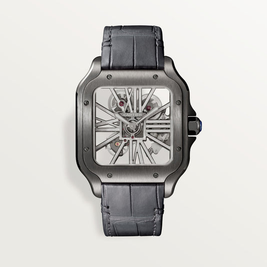 Cartier Santos De Cartier Skeleton Watch, Large Model, Manufacture